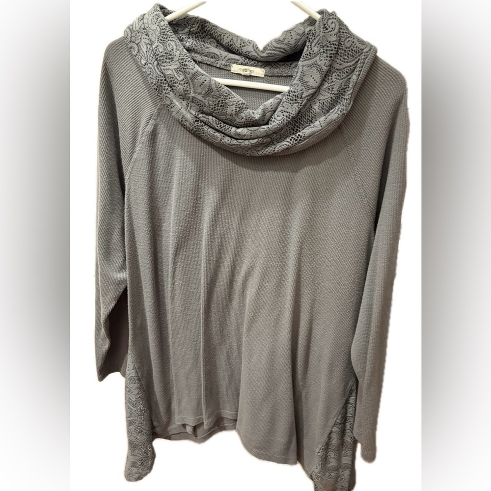 Maurice’s Women’s Gray Long Sleeve Cowl Sweater Size 2